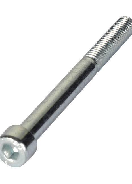 No current product description information is available for the AGCO | SCREW - AL5004054, a metallic hex socket head cap screw with a partially threaded shaft from the brand AGCO.