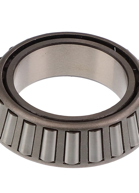 The AGCO | CONE - AG607423 by AGCO is a meticulously engineered metal tapered roller bearing featuring an outer ring and conical rollers arranged on an internal race. This essential component ensures smooth operation under heavy loads, embodying precision engineering and reliability that no current product description quite captures.