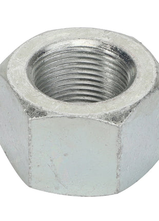 No product description is available for the AGCO | Nut - La15500511, a hexagonal metallic component with a threaded interior, typically used in conjunction with a bolt for fastening purposes.