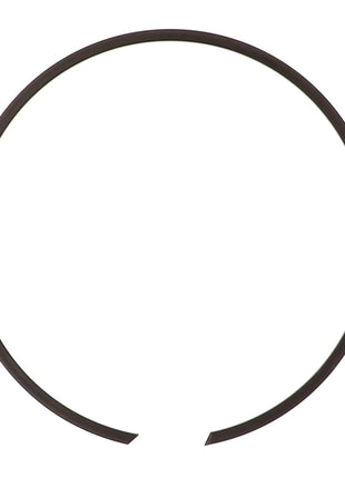 An AGCO Snapring (Acp0445850) in a sleek black circular design with a small gap at the bottom, elegantly set against a pristine white background.