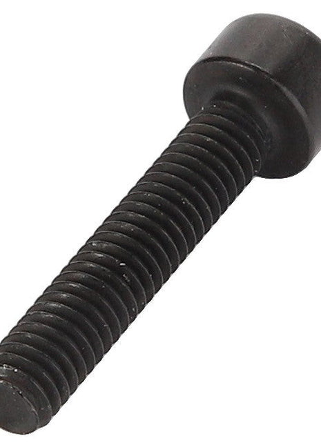 A close-up of the AGCO Hex Socket Head Capscrew - Acw5572000, featuring a black metal threaded body and a sleek cylindrical head.