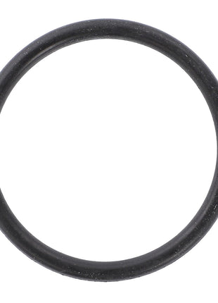 A solitary AGCO O Ring - Ag053485 in black rubber contrasts sharply against a pristine white background.