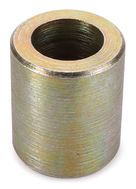 The AGCO Spacer - La322012750, a cylindrical metal spacer featuring a hollow center and a slightly textured, reflective surface, is currently on the market; however, no detailed product description information is available.