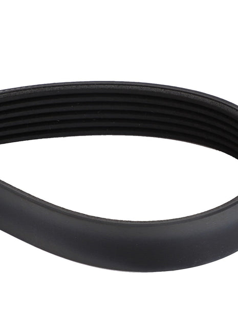 A black rubber serpentine belt, folded in a loop that showcases its ribbed texture. This is the AGCO | Belt - Acw032775A by AGCO. No current product description information is available.