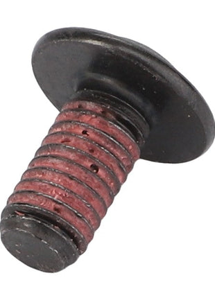 An AGCO Button Head Screw (model Acw1022970) featuring a wide, flat head and a reddish coating on its threaded portion. No current product description information is available.
