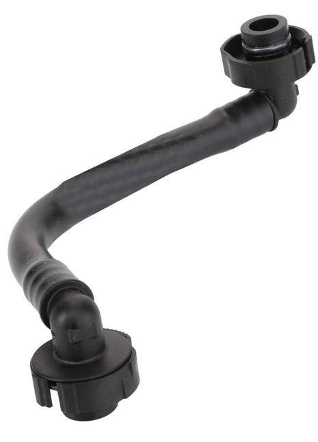 A black flexible pipe, known as the AGCO Coolant Line - Acw2088260, features connectors on both ends and is possibly used for automotive or mechanical purposes. No current product description information is available.