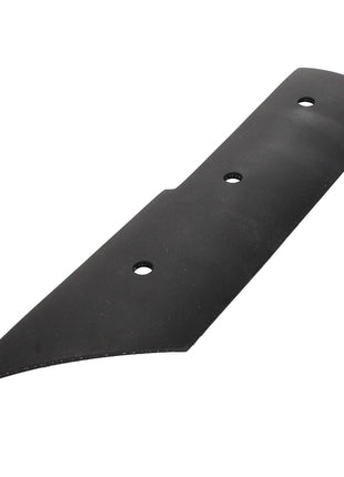 The AGCO SEAL - D28380148 is a black metal blade with three holes, typically used as a replacement part for various machines or tools. Unfortunately, no additional product description information is available at this time.