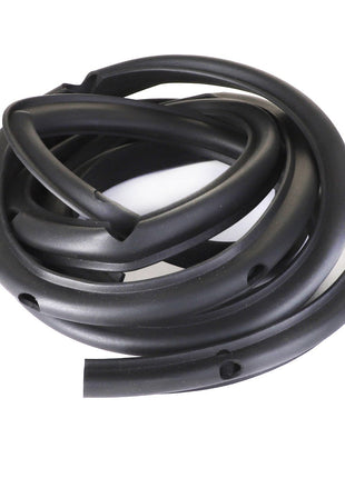 The AGCO Seal - 111729W1 is a coiled black rubber hose featuring multiple holes along its length. No further product description is available.