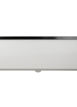 The AGCO Sun Visor (model Acw715151A) features a retractable window screen with a black top frame, grey screen material, and a pull cord on the right side. This product is crafted with durable quality as part of our AGCO Parts Genuine cab parts collection.