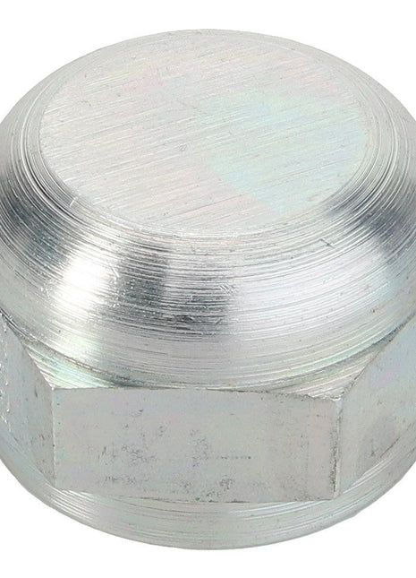 Product Description: The AGCO | CAP - D46150578 is a metallic hexagonal cap featuring a flat, smooth top surface. No additional product details are currently available.