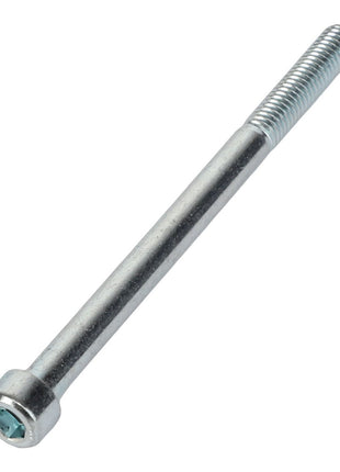 A metal hex socket head cap screw with a partially threaded shaft, identified as AGCO | SCREW - AL5004955 from the AGCO brand, is shown against a white background. Currently, no comprehensive product description information is available.