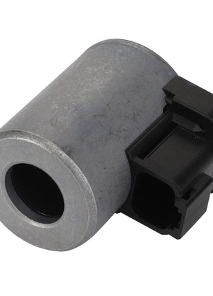 A cylindrical metal solenoid valve with an attached black plastic connector, identified as the AGCO | Coil - Acw2921510. Unfortunately, no additional information is available about its model or specifications.