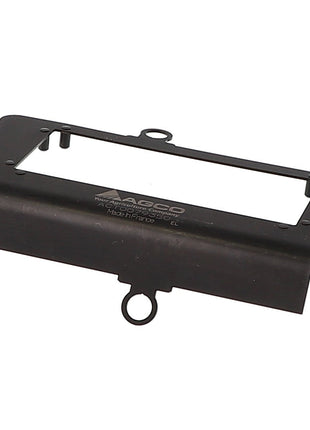 A black AGCO Service Tool (model Act0079350) featuring a metal frame guide with mounting holes and a rectangular opening in the center.