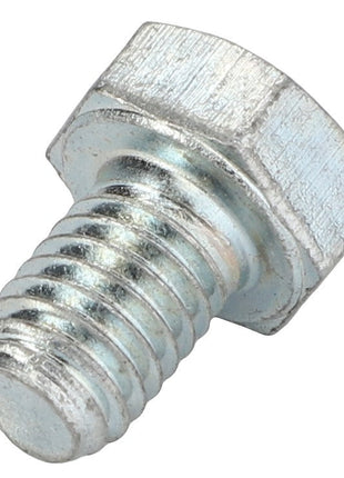 Close-up image of the AGCO | HEXAGONAL HEAD BOLT - 0901-20-62-00 by AGCO, featuring a metal hex bolt with a threaded shaft and a hexagonal head commonly used in construction and assembly. No current product description information is available for this item.