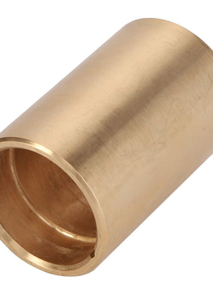 A cylindrical brass pipe fitting with a hollow interior and a smooth, polished surface, identified as AGCO | BUSH - D28488072 by the brand AGCO, placed on a white background. No data available indicates additional specifications are pending.