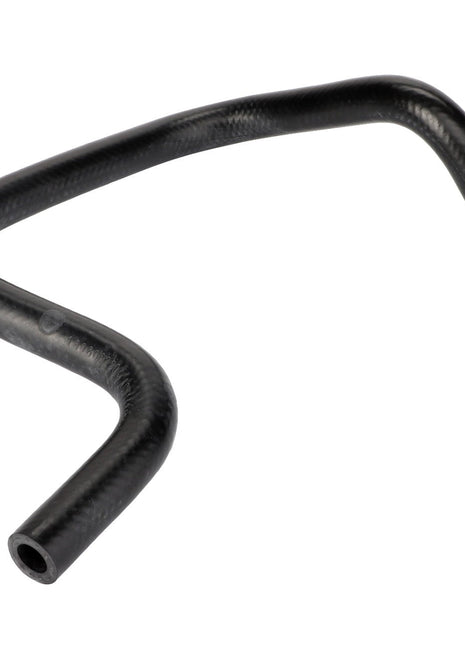 The AGCO | Hose - Acw1434500 is a black, bent rubber hose with a textured surface and open ends on both sides; no current product description information is available.