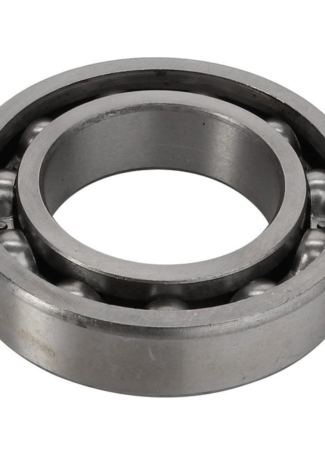 The AGCO | DEEP GROOVE BALL BEARING - ACY9100250 from AGCO is a metal ball bearing with an outer and inner ring, featuring evenly spaced ball bearings inside. No current product description information is available for this item.