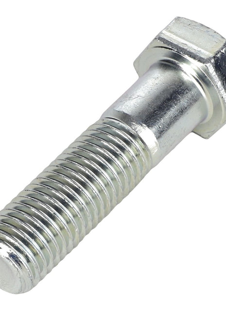 The AGCO | SCREW - AL5002256, a metallic hex bolt with a precisely threaded shaft, is showcased against a pristine white background.