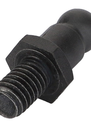 A black metal ball joint bolt with a threaded end and a smooth spherical top portion, ideal for applications where no current product description is available, listed under Product Name: AGCO | Pin - Acp0673660 by Brand Name: AGCO.