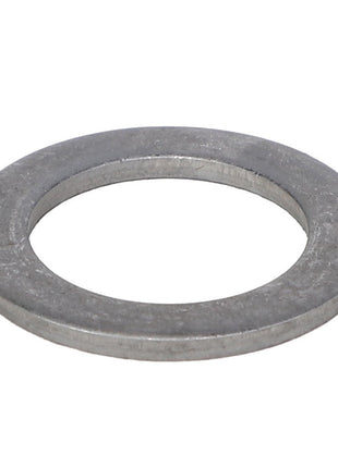 The AGCO MACHINERY BUSHING - AG562659 is a flat, circular metal washer featuring a central hole, commonly utilized for distributing the load of threaded fasteners. This product carries the reliable brand name AGCO.