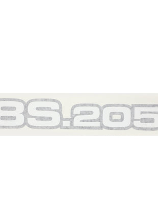 AGCO Decal - Acx241652A showcasing the alphanumeric "85.205" on a white background, brought to you by AGCO. No additional product description is currently available.