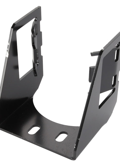 The AGCO bracket (model D28786755) is a black metal mounting bracket with rectangular cutouts and multiple mounting holes, but there is no current product description information available.