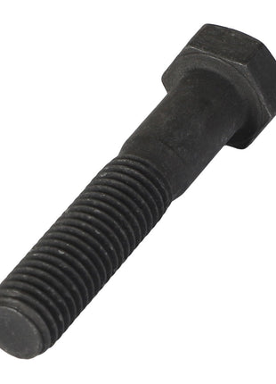 A close-up view of the AGCO Hexagonal Head Bolt - 3010026X1, featuring a black finish with visible threads, offering the precision and durability you need.