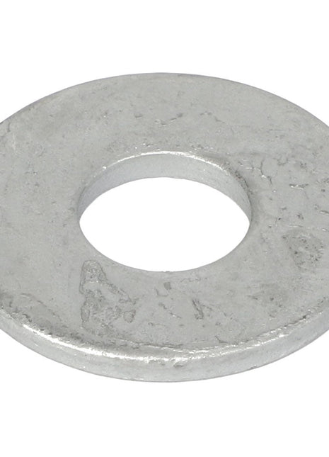 A round, silver metal washer with a central hole and slight wear on the surface. This product is identified as the AGCO Flat Washer - Acw1628580 under the brand name AGCO. No additional product description information is available at this time.