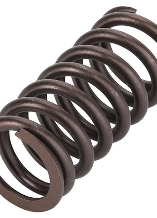 A close-up image of the AGCO SPRING - AG333554, a metallic helical compression spring by the brand AGCO, displaying its coiled structure. No current product description information is available.