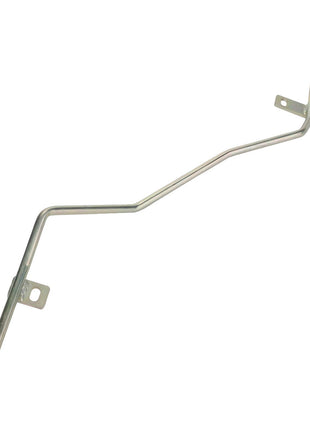 AGCO Pipe - Acp0584240: A curved metal pipe featuring two brackets for mounting. No current product description available.