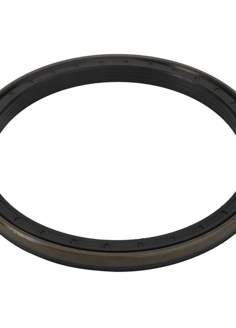 The AGCO Seal Ring - Acp0369560, a black circular oil seal made of rubber and metal, is commonly used in mechanical and automotive applications. There is currently no detailed product description available to fully capture its essential functionality.