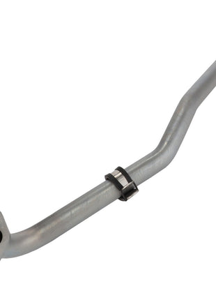 A sturdy AGCO Coolant Line - Acp0435550 with a securely attached mounting bracket positioned near the middle.