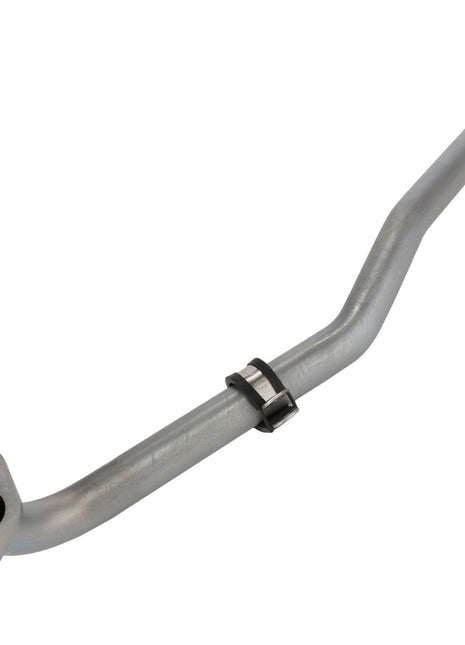 A sturdy AGCO Coolant Line - Acp0435550 with a securely attached mounting bracket positioned near the middle.