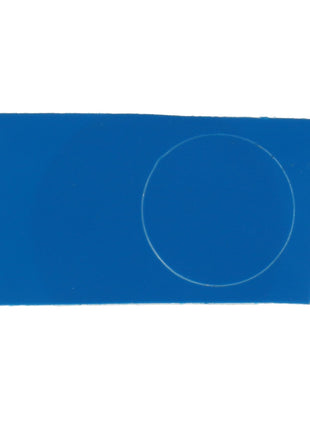A blue rectangular sheet with a circular indentation visible on its surface, identified as AGCO | DECAL - D49178700 from the AGCO brand.