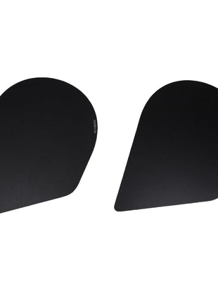 Two AGCO black teardrop-shaped road bike frame protectors with adhesive backing, model ACP0318180, are currently available.