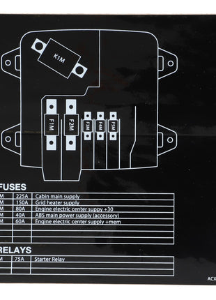 AGCO | Decal, Fuse - Acx2416350 - Farming Parts