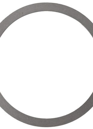 A thin, circular metal washer with a plain surface, listed as AGCO Shim - F380303020358 and currently has no product description available.