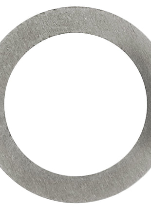 A close-up of the AGCO Adjusting Washer (model Fel116016), highlighting its hollow center and smooth, circular metal surface.