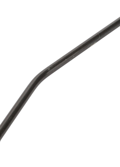 A black metal rod from AGCO, specifically the Stem - Acw0604150, featuring threaded ends and a subtle bend in the middle.