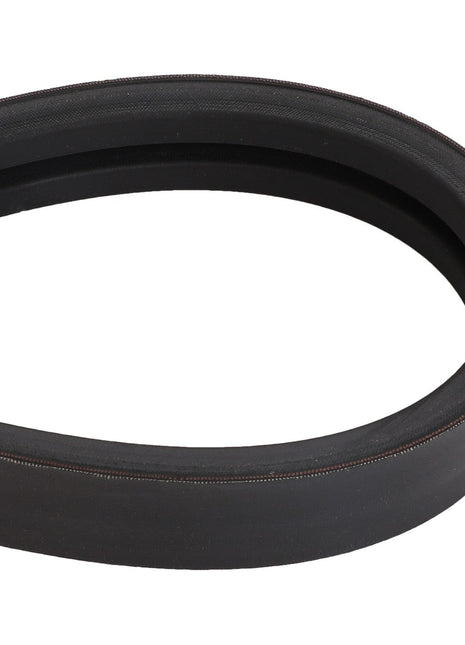 The AGCO | Belt - Acx0054760, a black V-belt designed for mechanical applications to transmit power, forms an elongated oval with a visible fabric texture along its edges. No current product description information is available.