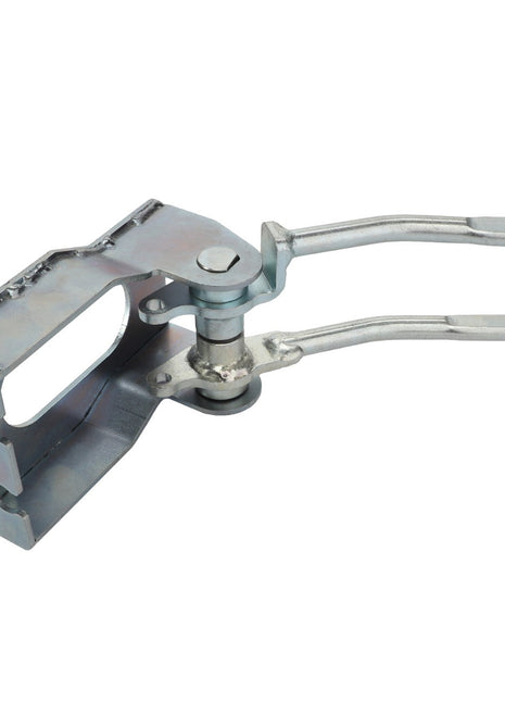 Introducing the AGCO Lever Kit - Acp0671570: This robust metal toggle clamp features a rectangular base, two parallel arms, and a central pivot mechanism for reliable performance. Brought to you by the trusted brand AGCO.