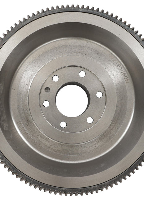 AGCO | Flywheel - Acw2191880 by AGCO is a circular metal gear featuring central holes and teeth along the outer edge. No current product description information is available.