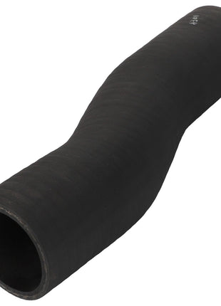 No current product description is available, but what you see here is the AGCO Air Filter Hose - Acp0408940, a black rubber hose with a slightly bent shape, showing its hollow interior.