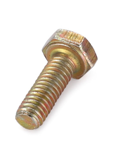 A close-up of a hexagonal-headed bolt with threaded shaft, specifically the AGCO | Hexagonal Head Bolt - La10444621.