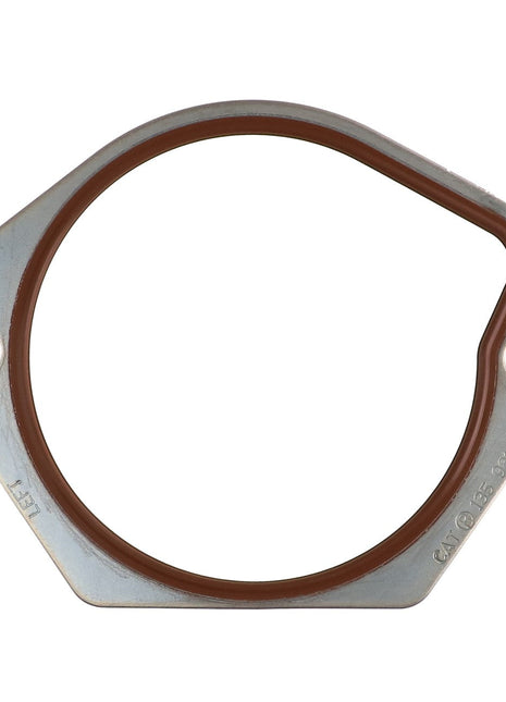 Introducing the AGCO SEAL - CH135-9819: a metal gasket featuring two small holes on each side and a rubber ring along the inside edge. Currently, no additional product description information is available.