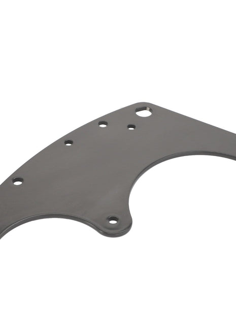 Product Description: The AGCO | Antenna Mount - Acw2260480 by AGCO is a curved, dark-colored metal bracket featuring multiple circular cutouts and mounting holes. No current product description information is available.

