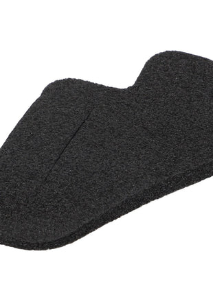 The AGCO Gasket - Acw1079490, featuring a black foam construction, has a rounded rectangular shape with an extended tab on one end. No additional product details are currently available.