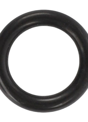 A black rubber O-ring from AGCO, specifically the AGCO | O-Ring - La14452880, is displayed against a pristine white background. Despite the absence of an explicit description, its simplicity and functionality are evident.