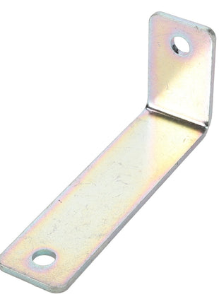 The AGCO Bracket - Acw1984810, crafted by AGCO, is a right-angle metal bracket with two holes on each side designed for joining or supporting structures. Currently, no additional product description information is available.