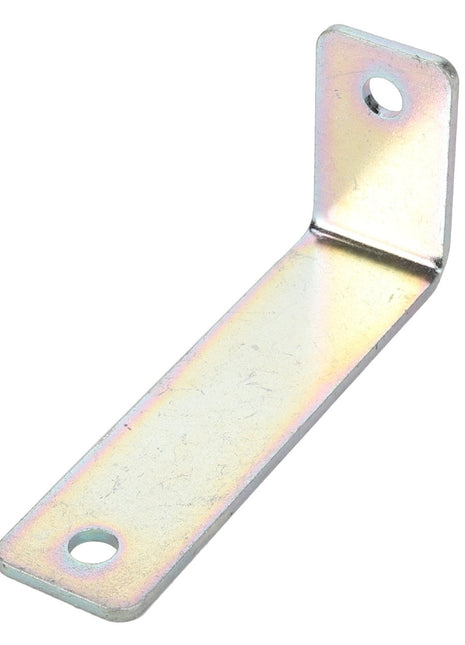 The AGCO Bracket - Acw1984810, crafted by AGCO, is a right-angle metal bracket with two holes on each side designed for joining or supporting structures. Currently, no additional product description information is available.